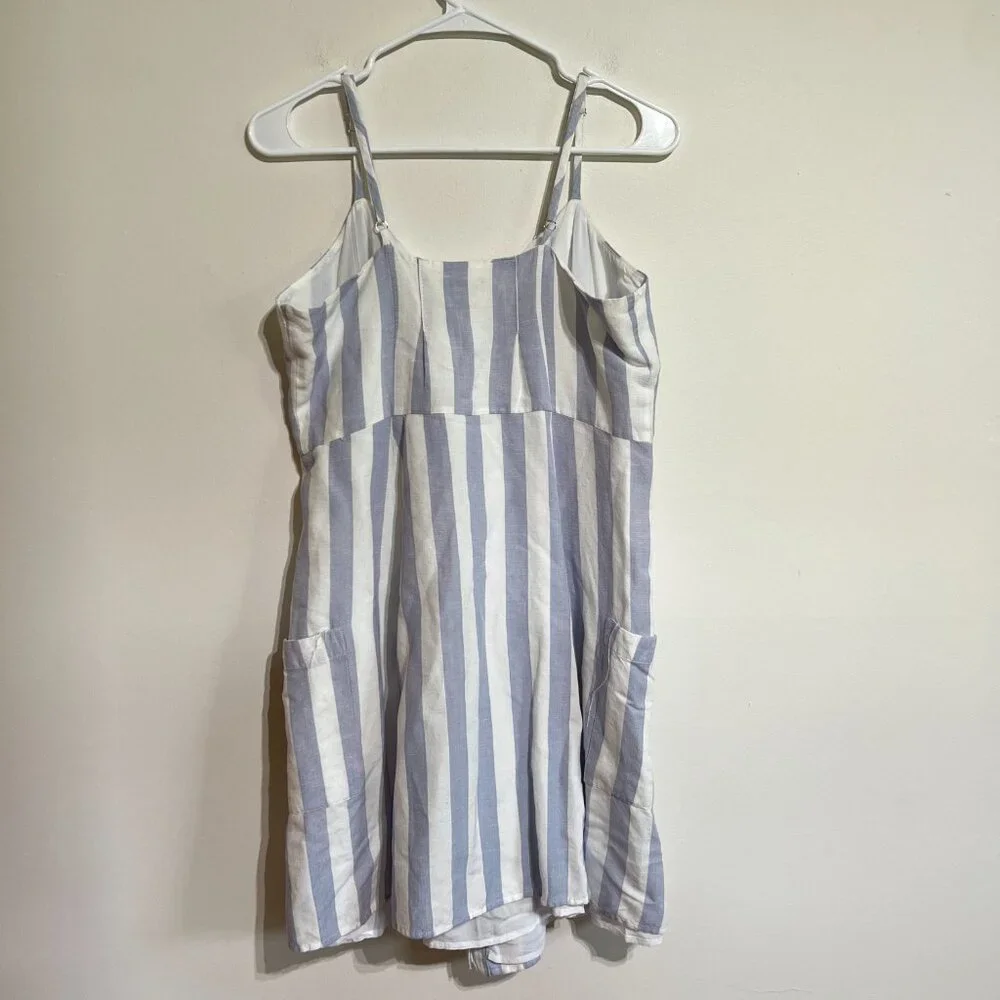 Rails Striped Linen Mini Dress - Picture 8 of 8